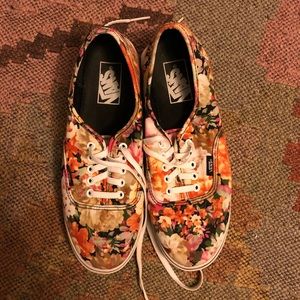Floral vans